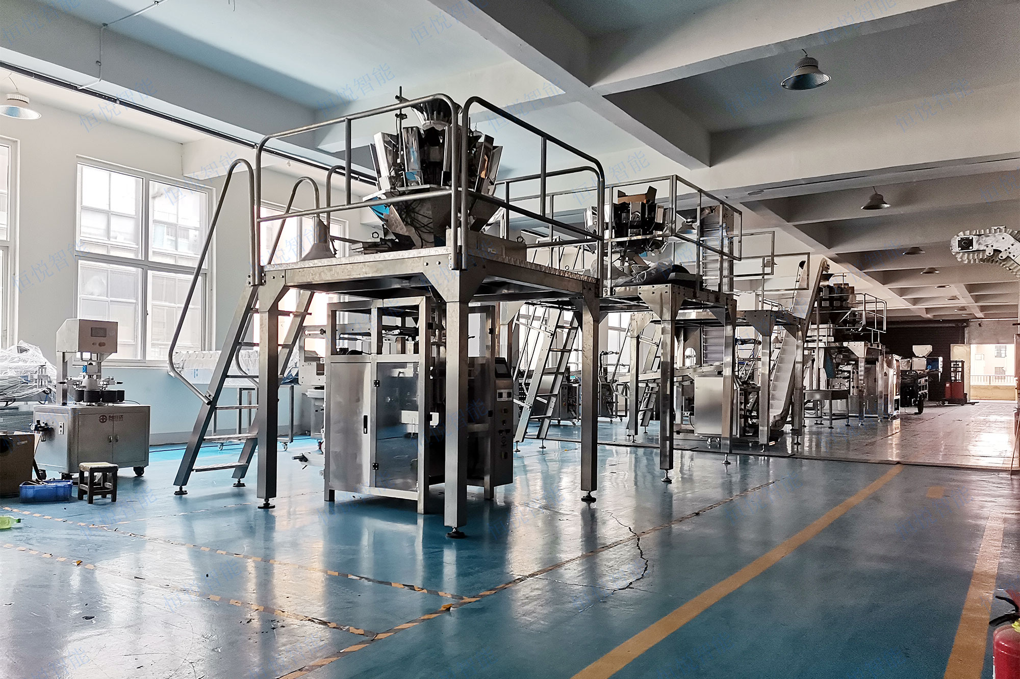 全自動顆粒稱重午夜视频免费看生產線主要組成部分