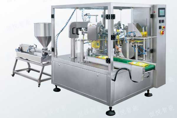 給袋式全自動液體午夜视频免费看采用預製袋