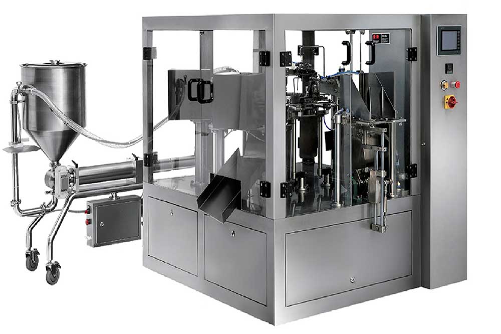 給袋式全自動醬體午夜视频免费看符合食品衛生要求